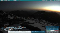 Archiv Foto Webcam Stilfserjoch: Blick Trincerone 03:00