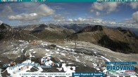 Archiv Foto Webcam Stilfserjoch: Blick Trincerone 09:00