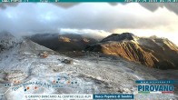 Archiv Foto Webcam Stilfserjoch: Blick Trincerone 05:00