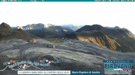 Archiv Foto Webcam Stilfserjoch: Blick Trincerone 05:00