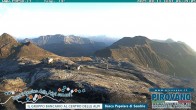 Archiv Foto Webcam Stilfserjoch: Blick Trincerone 05:00