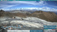 Archiv Foto Webcam Stilfserjoch: Blick Trincerone 06:00