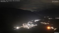 Archiv Foto Webcam Panoramablick vom Hotel Watles 23:00