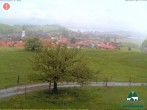 Archived image Webcam Lake Forggen - View from farm Stögerhof 19:00