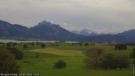 Archiv Foto Webcam Forggensee - Blick vom Berghof Kinker 17:00
