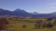 Archiv Foto Webcam Forggensee - Blick vom Berghof Kinker 13:00