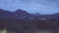 Archiv Foto Webcam Forggensee - Blick vom Berghof Kinker 21:00