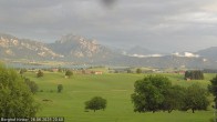 Archiv Foto Webcam Forggensee - Blick vom Berghof Kinker 19:00