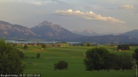 Archived image Webcam Lake Forggen - View from vacation home Kinker 19:00