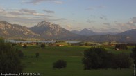 Archiv Foto Webcam Forggensee - Blick vom Berghof Kinker 19:00