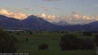 Archiv Foto Webcam Forggensee - Blick vom Berghof Kinker 19:00