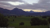 Archiv Foto Webcam Forggensee - Blick vom Berghof Kinker 03:00