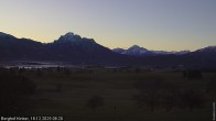 Archiv Foto Webcam Forggensee - Blick vom Berghof Kinker 07:00