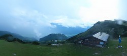 Archiv Foto Webcam Tauplitz: Blick vom Lawinenstein 19:00