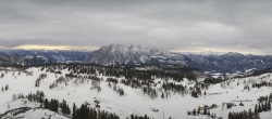 Archiv Foto Webcam Tauplitz: Panoramablick vom Schneiderkogel 09:00