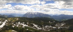 Archiv Foto Webcam Tauplitz: Panoramablick vom Schneiderkogel 13:00