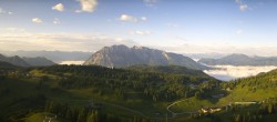 Archiv Foto Webcam Tauplitz: Panoramablick vom Schneiderkogel 05:00