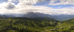 Archiv Foto Webcam Tauplitz: Panoramablick vom Schneiderkogel 09:00