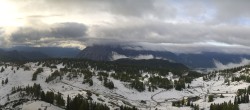 Archiv Foto Webcam Tauplitz: Panoramablick vom Schneiderkogel 07:00