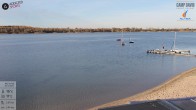 Archiv Foto Webcam Schladitzer See - Badebucht 13:00