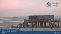 Archived image Webcam Main Beach St. Peter-Ording 18:00