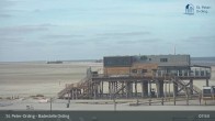 Archiv Foto Webcam St. Peter-Ording: Badestelle Ording 02:00