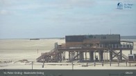 Archiv Foto Webcam St. Peter-Ording: Badestelle Ording 03:00