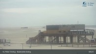 Archiv Foto Webcam St. Peter-Ording: Badestelle Ording 08:00