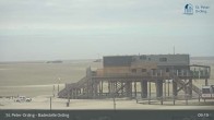 Archiv Foto Webcam St. Peter-Ording: Badestelle Ording 08:00