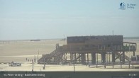 Archiv Foto Webcam St. Peter-Ording: Badestelle Ording 10:00