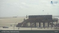 Archiv Foto Webcam St. Peter-Ording: Badestelle Ording 14:00