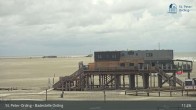 Archiv Foto Webcam St. Peter-Ording: Badestelle Ording 10:00