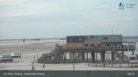 Archived image Webcam Main Beach St. Peter-Ording 08:00