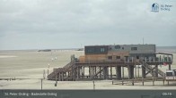 Archiv Foto Webcam St. Peter-Ording: Badestelle Ording 08:00
