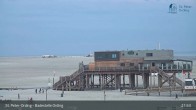 Archiv Foto Webcam St. Peter-Ording: Badestelle Ording 02:00