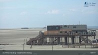 Archiv Foto Webcam St. Peter-Ording: Badestelle Ording 08:00