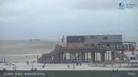 Archiv Foto Webcam St. Peter-Ording: Badestelle Ording 18:00