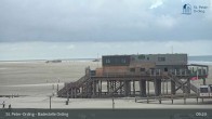 Archiv Foto Webcam St. Peter-Ording: Badestelle Ording 08:00