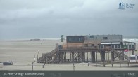 Archiv Foto Webcam St. Peter-Ording: Badestelle Ording 18:00