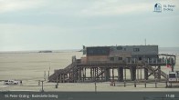 Archiv Foto Webcam St. Peter-Ording: Badestelle Ording 08:00
