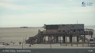 Archiv Foto Webcam St. Peter-Ording: Badestelle Ording 10:00