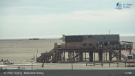 Archiv Foto Webcam St. Peter-Ording: Badestelle Ording 11:00