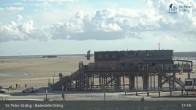 Archiv Foto Webcam St. Peter-Ording: Badestelle Ording 16:00