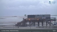 Archived image Webcam Main Beach St. Peter-Ording 20:00