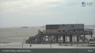 Archiv Foto Webcam St. Peter-Ording: Badestelle Ording 08:00