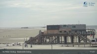 Archiv Foto Webcam St. Peter-Ording: Badestelle Ording 10:00