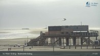 Archiv Foto Webcam St. Peter-Ording: Badestelle Ording 10:00