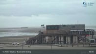 Archiv Foto Webcam St. Peter-Ording: Badestelle Ording 18:00