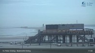 Archiv Foto Webcam St. Peter-Ording: Badestelle Ording 03:00