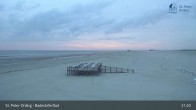 Archived image Webcam Beach Bad St. Peter-Ording 20:00